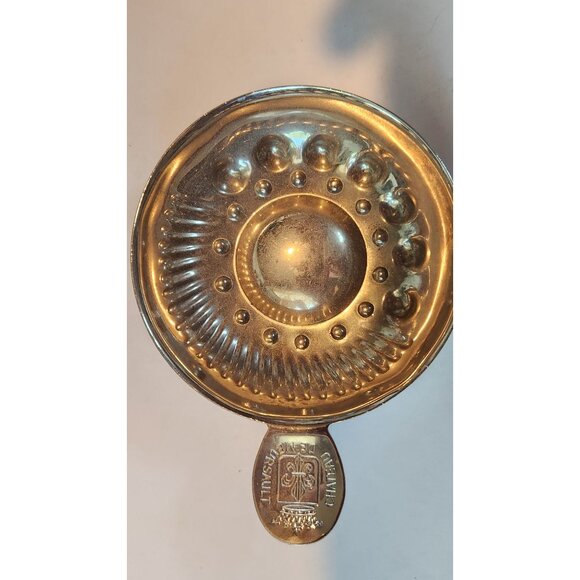 Sommeliers tasting cup A shallow Chateau De Meupsault, silver tastevin tradition - Picture 12 of 15